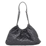 Chanel CC Elastic Shopping Hobo Back


