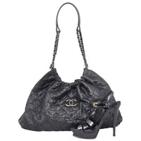 Chanel CC Elastic Shopping Hobo Shoe
