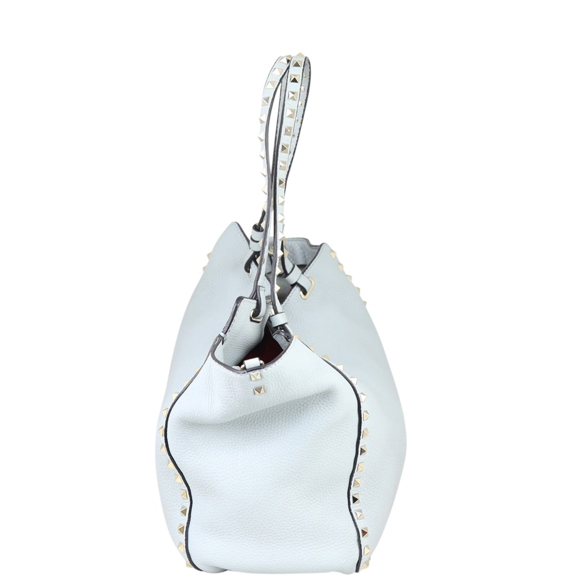 Valentino Rockstud Medium Tote Side