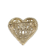 Chanel CC Crystal Heart Brooch Back
