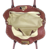 Valentino Rockstud Tall Tote Whole interior
