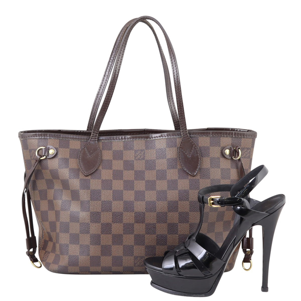 Louis Vuitton Neverfull PM Damier Ebene Shoe
