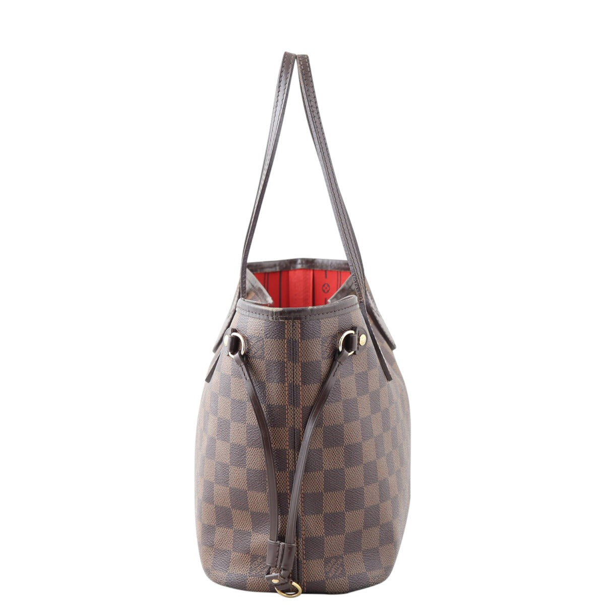 Louis Vuitton Neverfull PM Damier Ebene Side
