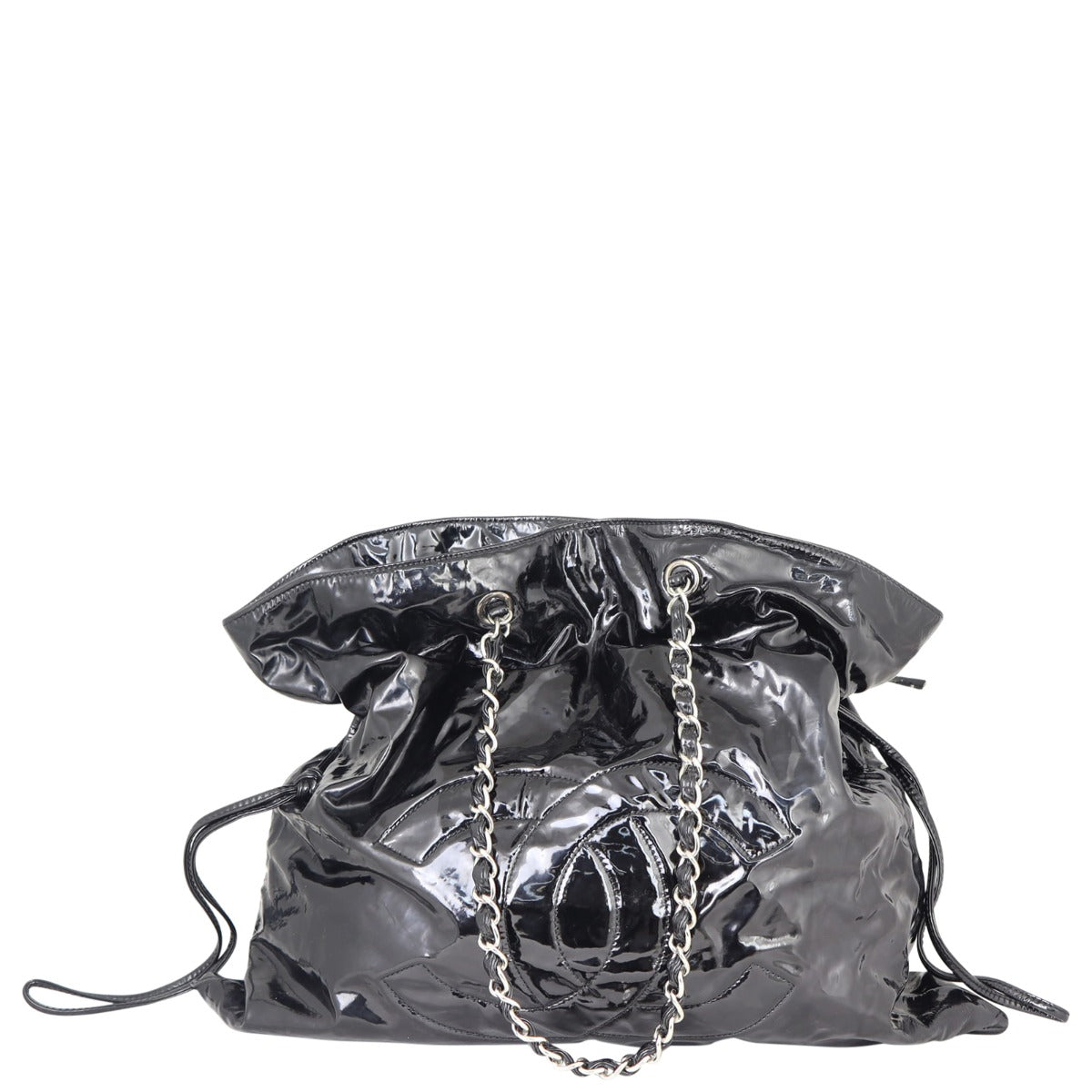 Chanel Patent Bon Bon Tote Front
