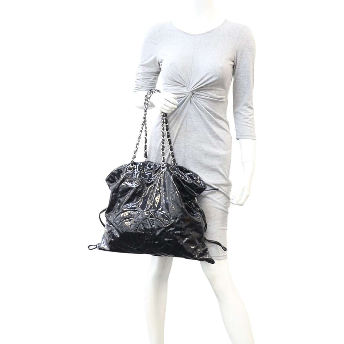 Chanel Patent Bon Bon Tote Mannequin
