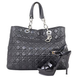 Dior Cannage Soft Shopping Tote Large Hardware Shoe
