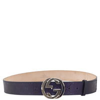 Gucci GG Imprime Interlocking G Belt Front
