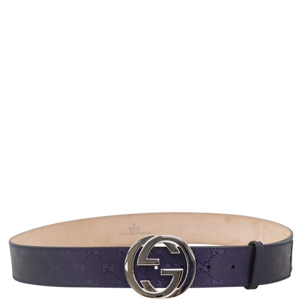 Gucci GG Imprime Interlocking G Belt Front
