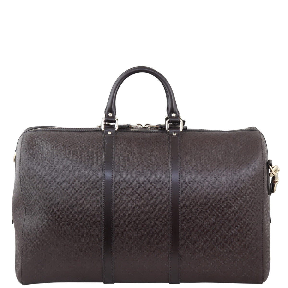 Gucci Bright Diamante Carry-On Duffle Bag (brown) Back
