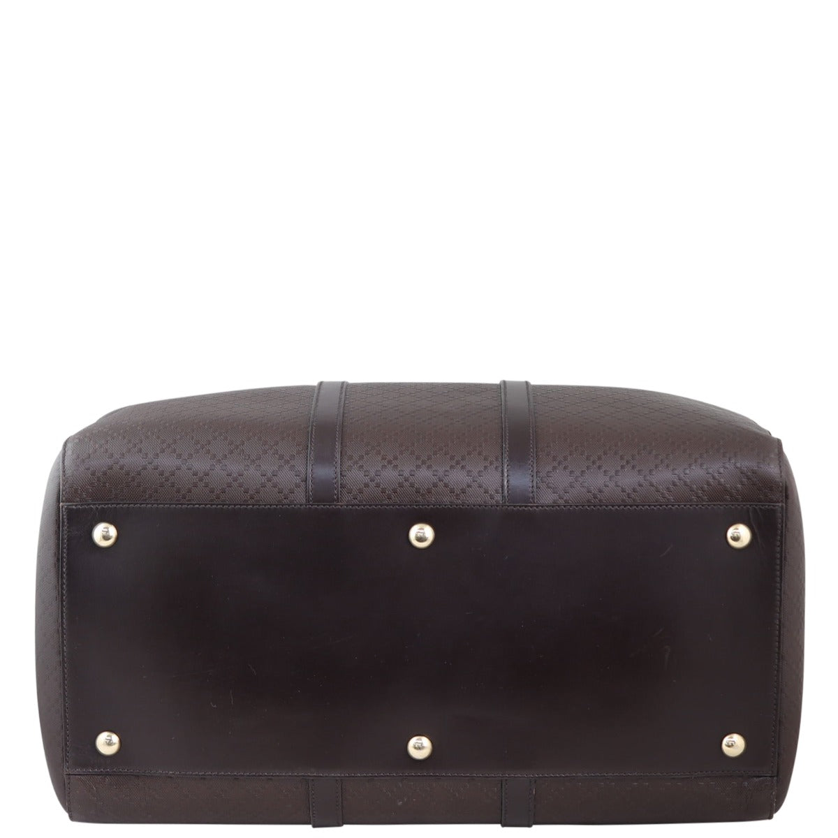 Gucci Bright Diamante Carry-On Duffle Bag (brown) Base

