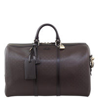 Gucci Bright Diamante Carry-On Duffle Bag (brown) Front
