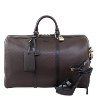 Gucci Bright Diamante Carry-On Duffle Bag (brown) Shoe

