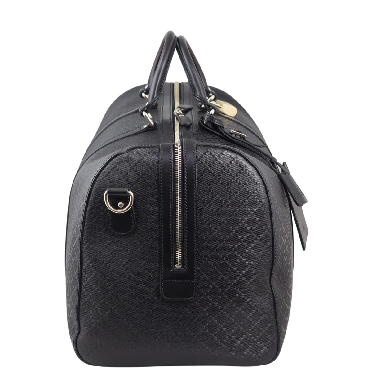 Gucci Bright Diamante Carry-On Duffle Bag (black) Side
