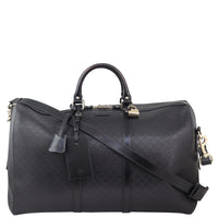 Gucci Bright Diamante Carry-On Duffle Bag (black) Front
