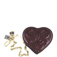 Louis Vuitton Porte Monnaie Coeur Monogram Vernis Front