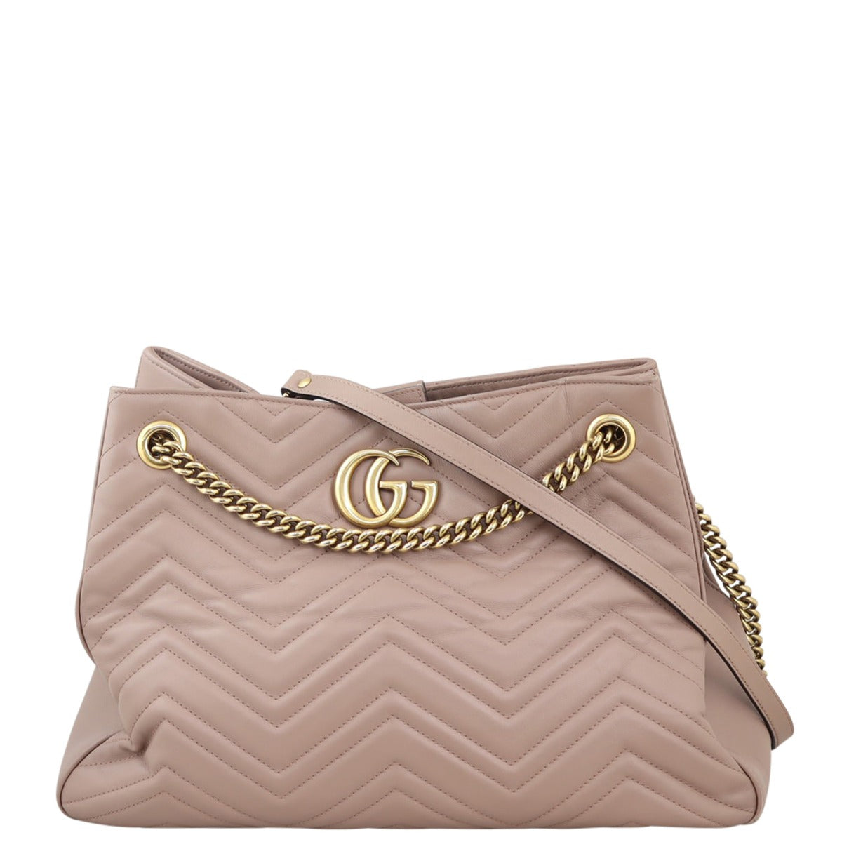 Gucci GG Marmont Matelasse Medium Tote Front
