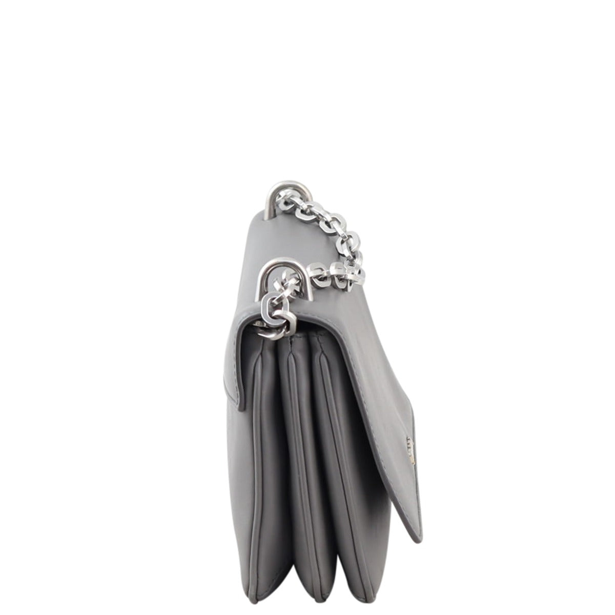 Prada Soft Calf Chain Shoulder Bag Side
