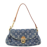 Louis Vuitton Mini Pleaty Monogram Denim Front
