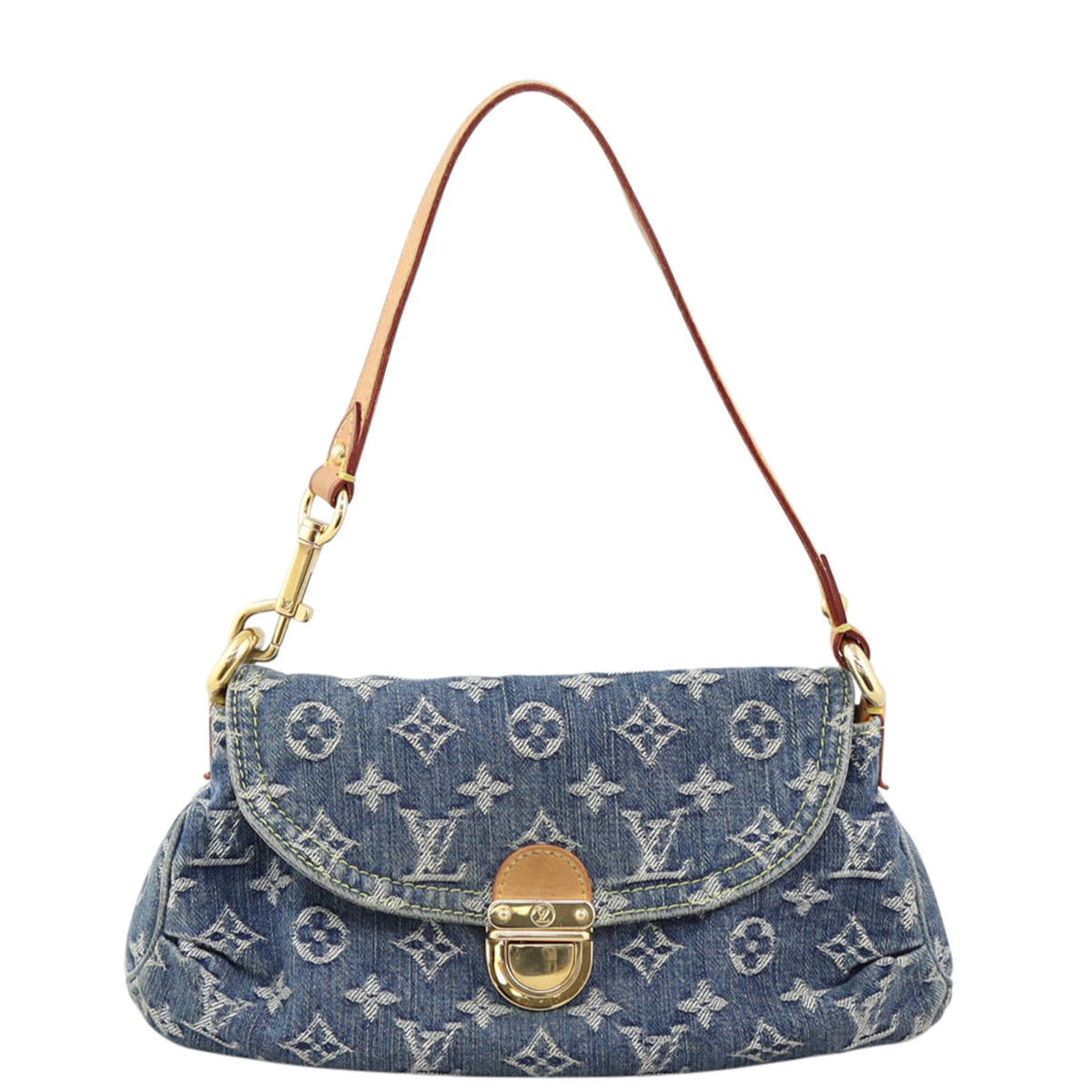 Louis Vuitton Mini Pleaty Monogram Denim Front
