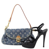 Louis Vuitton Mini Pleaty Monogram Denim Shoe
