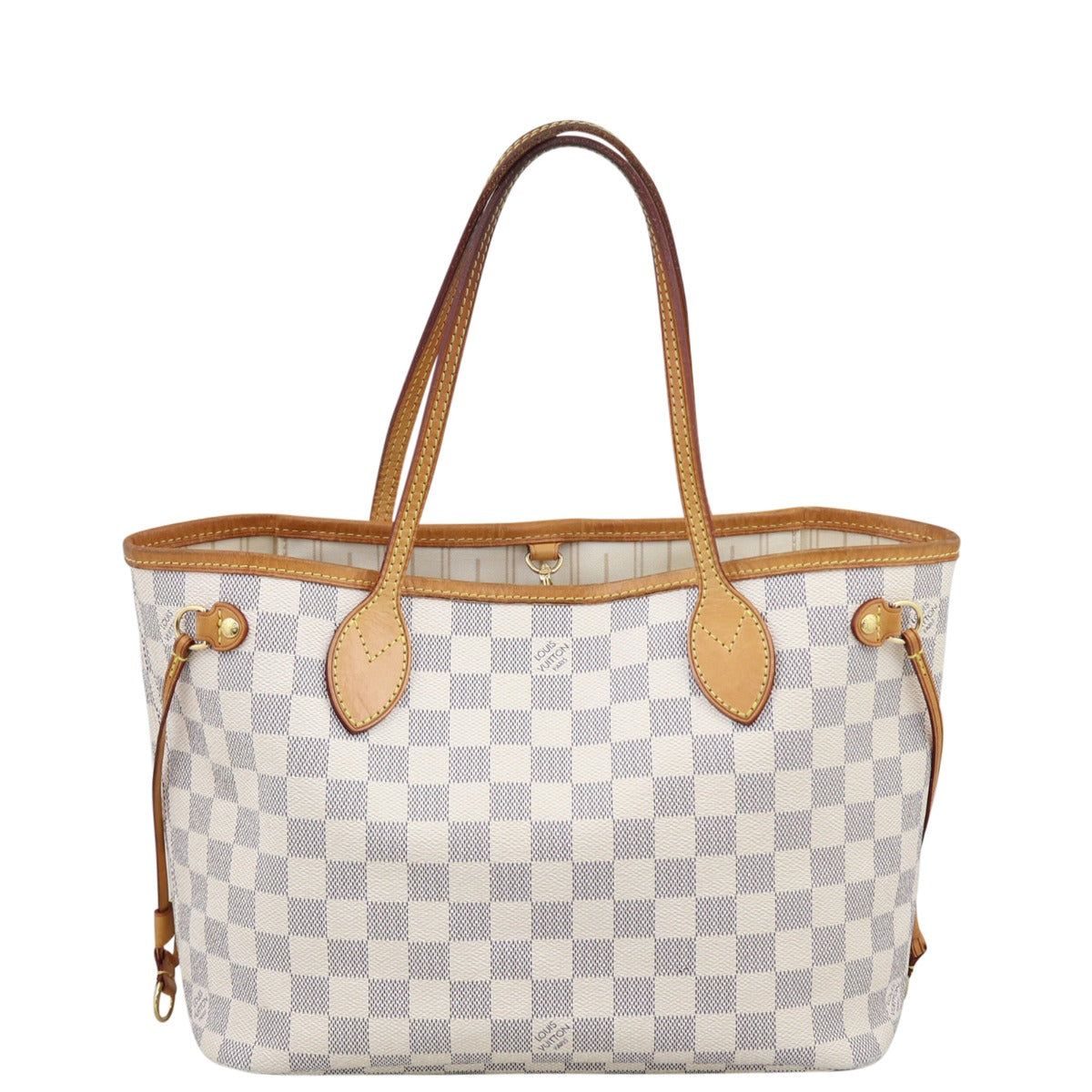 Louis Vuitton Neverfull PM Damier Azur Front
