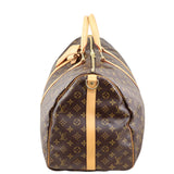 Louis Vuitton Keepall 55 Bandouliere Monogram Side
