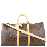 Louis Vuitton Keepall 55 Bandouliere Monogram Front