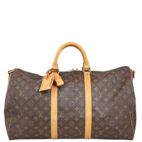 Louis Vuitton Keepall 50 Bandouliere Monogram Front