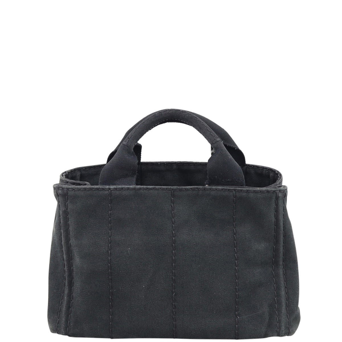 Prada Canapa Logo Tote Small Back

