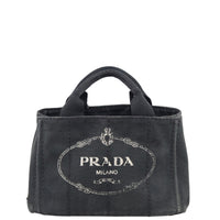 Prada Canapa Logo Tote Small Front
