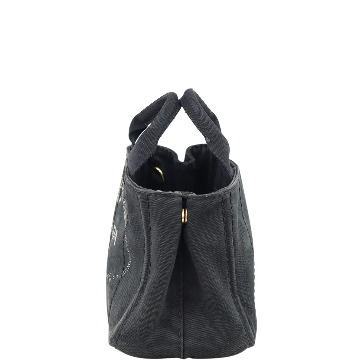 Prada Canapa Logo Tote Small Side
