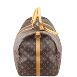 Louis Vuitton Keepall 55 Bandouliere Monogram Side
