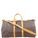 Louis Vuitton Keepall 55 Bandouliere Monogram Front