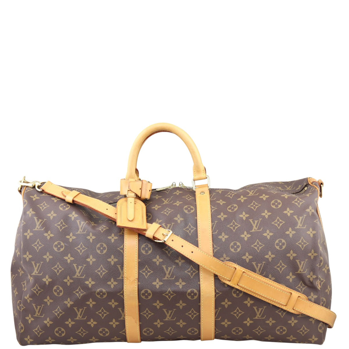 Louis Vuitton Keepall 55 Bandouliere Monogram Front