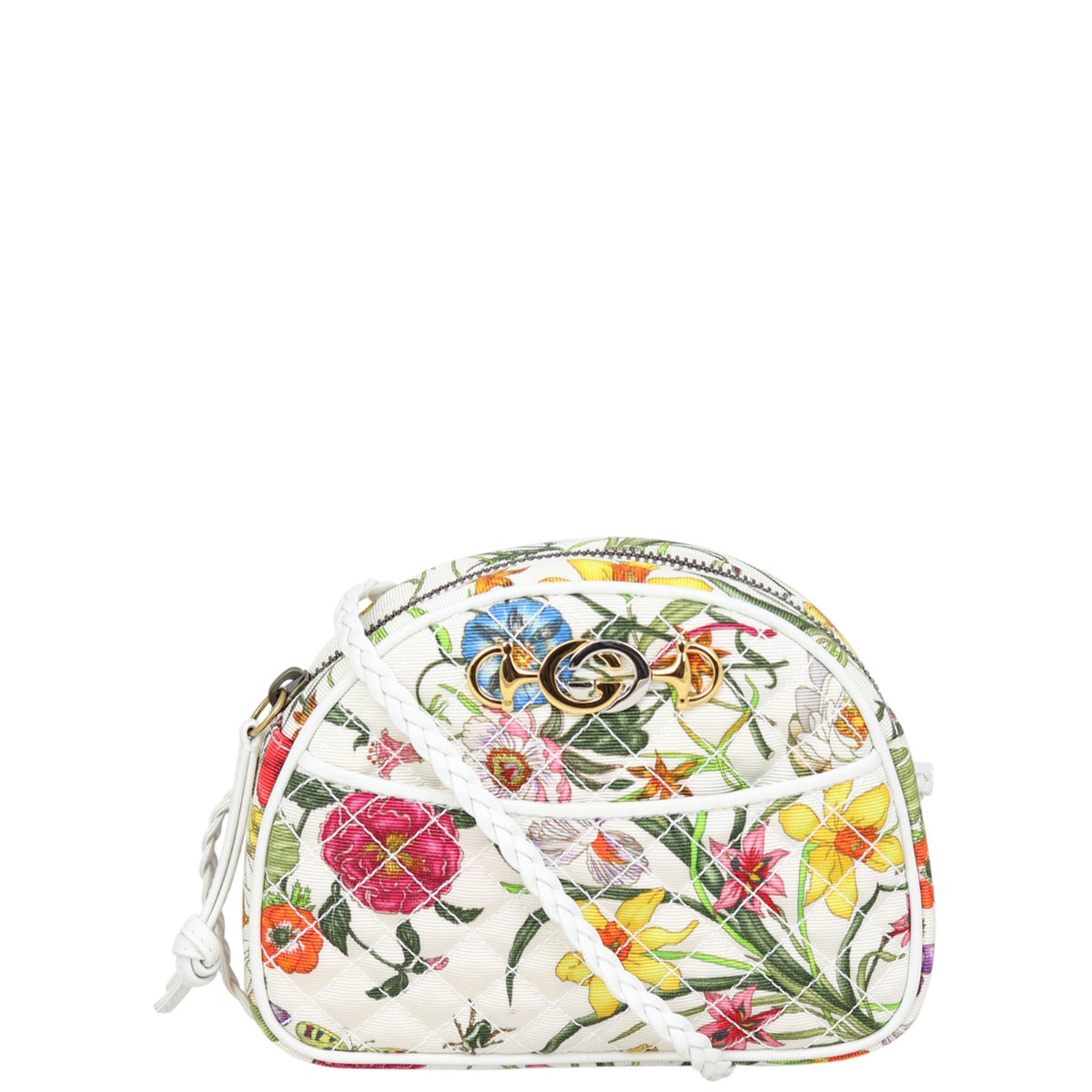 Gucci Flora Quilted Mini Trapuntata Bag Front
