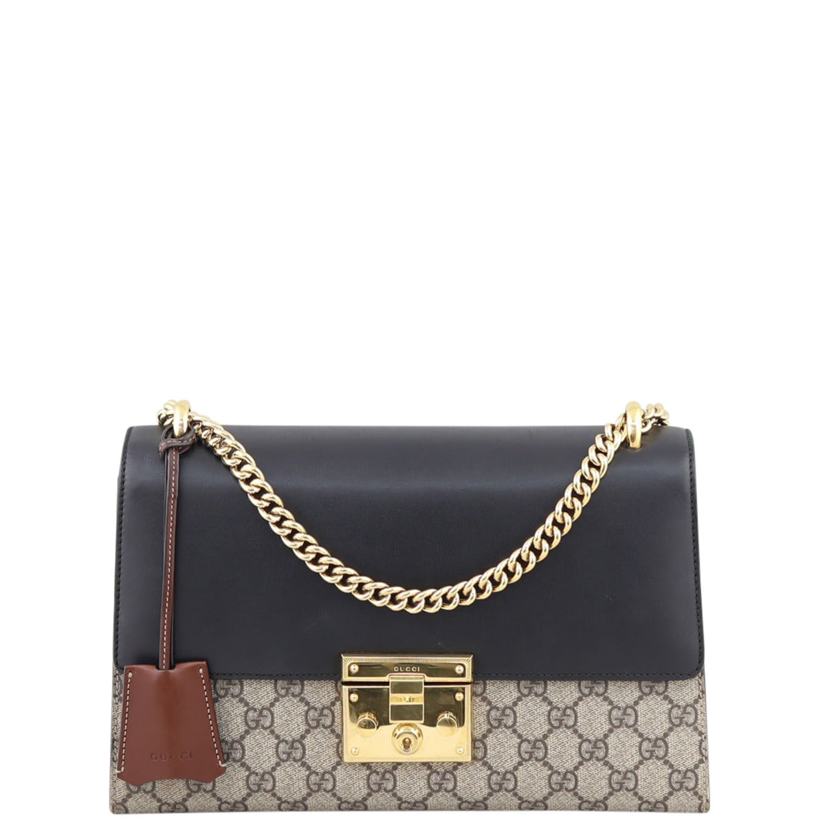 Gucci GG Supreme Padlock Medium Bag Front
