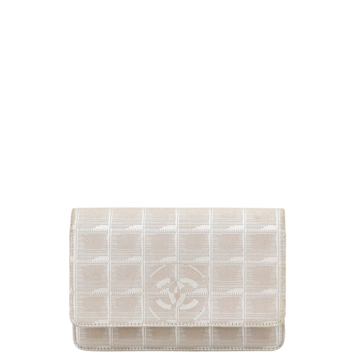 Chanel CC Travel Line Wallet on Chain Front
