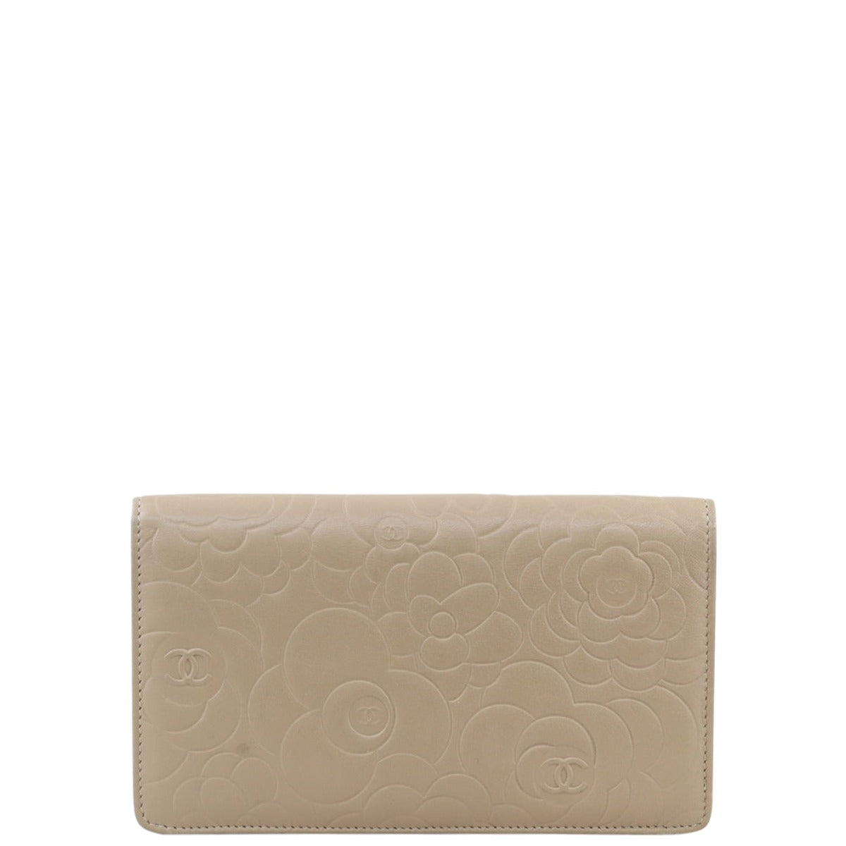 Chanel Camellia Yen Wallet Back
