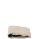 Chanel Camellia Yen Wallet Side
