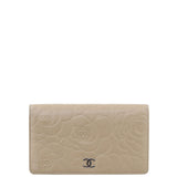 Chanel Camellia Yen Wallet Front
