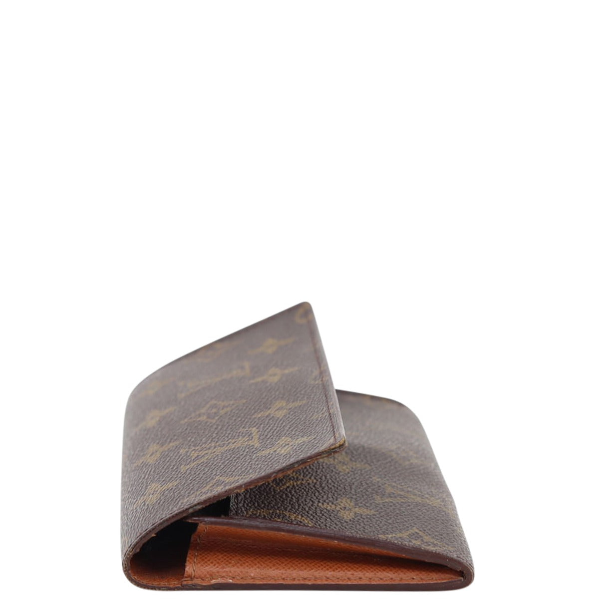 Louis Vuitton Long Flap Wallet Monogram Side
