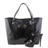 Gucci Microguccissima Patent Nice Tote Shoe
