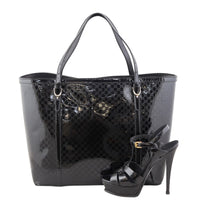 Gucci Microguccissima Patent Nice Tote Shoe
