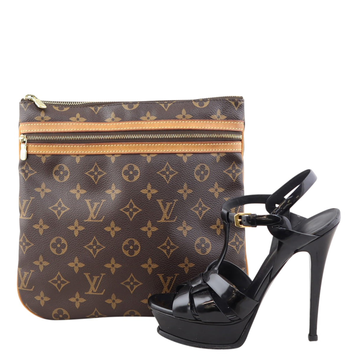 Louis Vuitton Pochette Bosphore Crossbody Monogram Shoe
