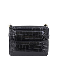Givenchy Croc-Embossed Nobile Crossbody Back
