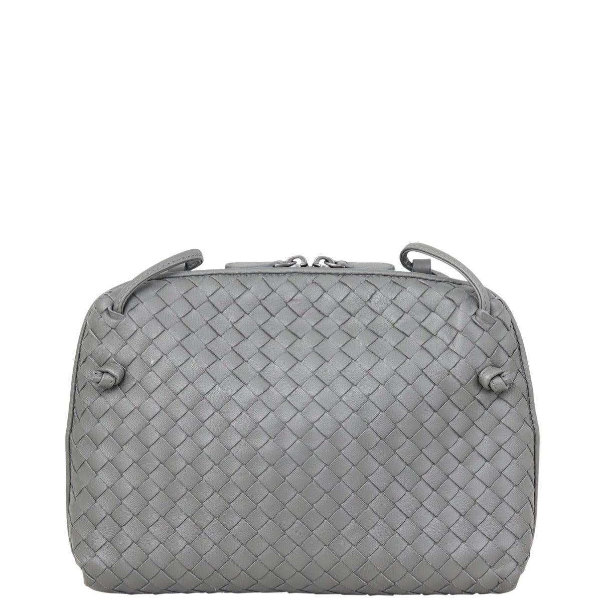 Bottega Veneta Intrecciato Nodini Crossbody Front

