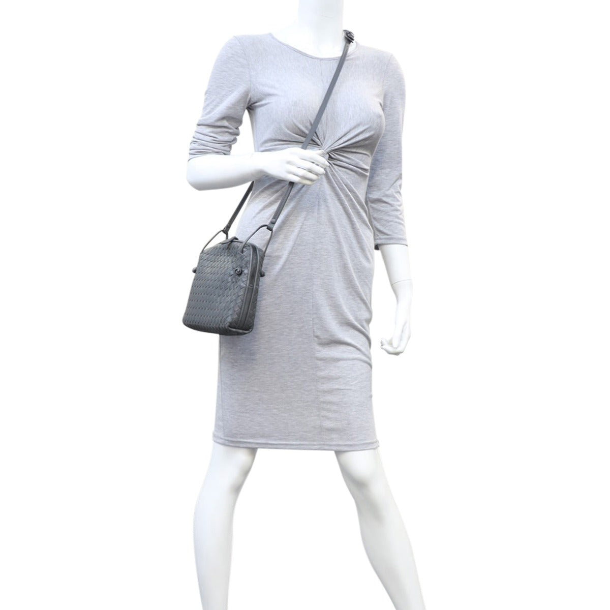 Bottega Veneta Intrecciato Nodini Crossbody Mannequin