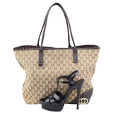 Gucci GG Canvas New Britt Tote Shoe
