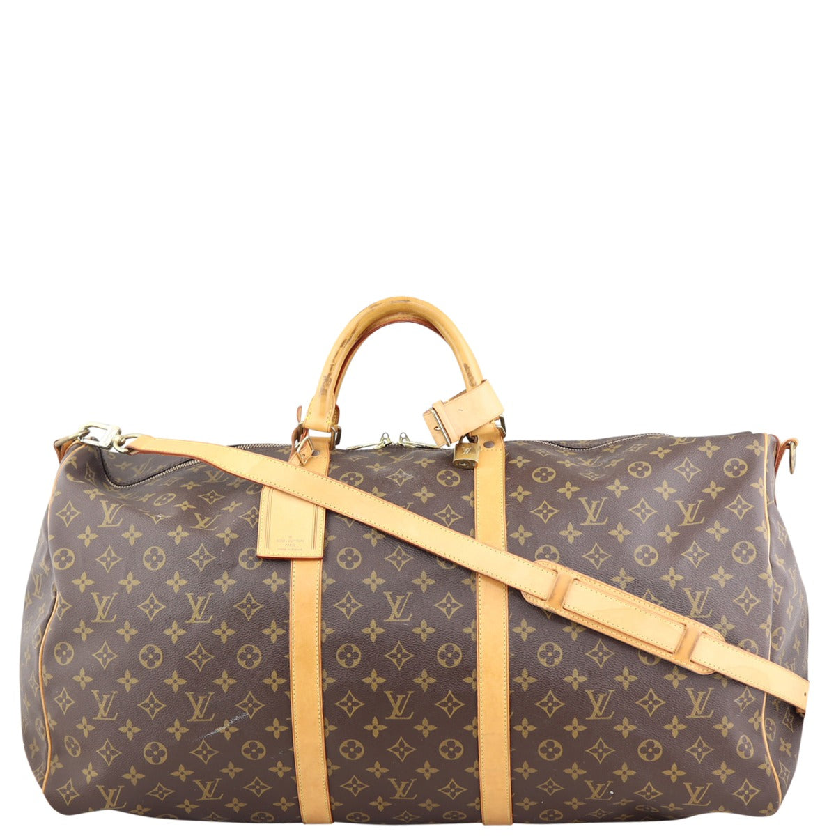 Louis Vuitton Keepall 60 Bandouliere Monogram Front
