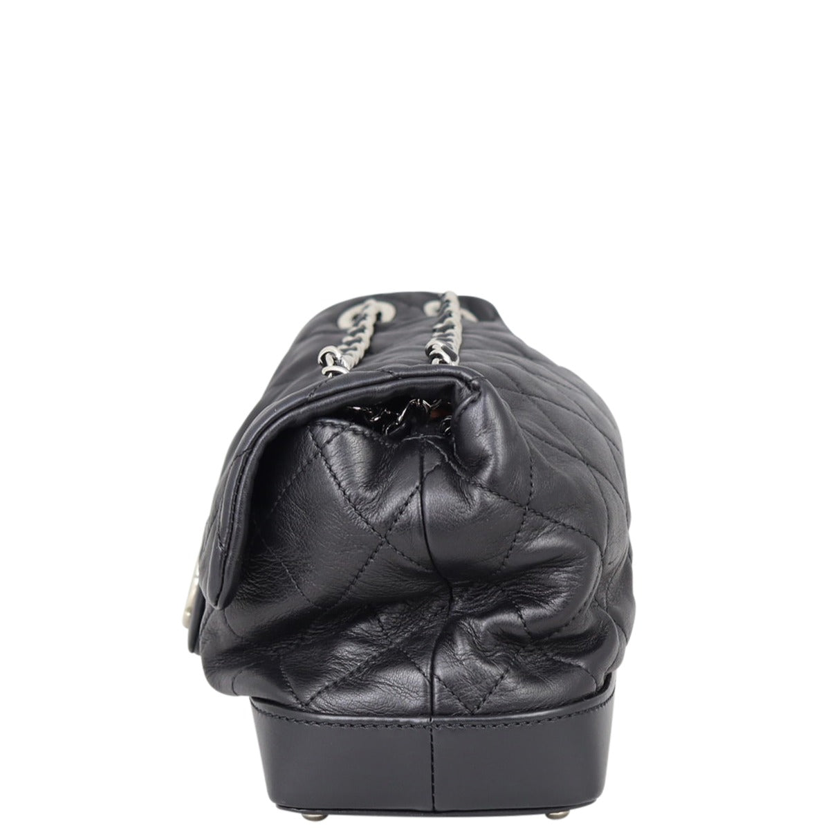 Chanel CC Quilted Soft Flap Bag Side
